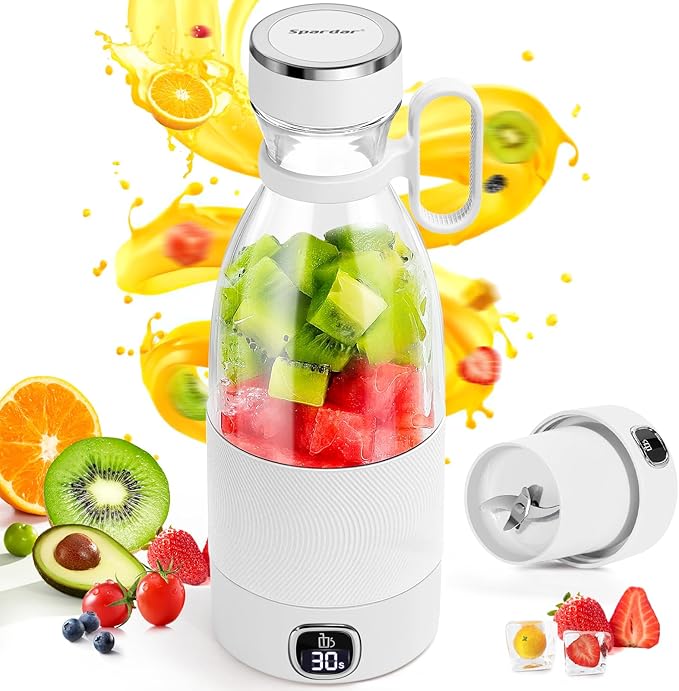 Electric Juicer Cup 6 Blades Blender Milkshake Machine USB Portable Fruit Milk Mixing Tool Mini Fresh Juice Blender
