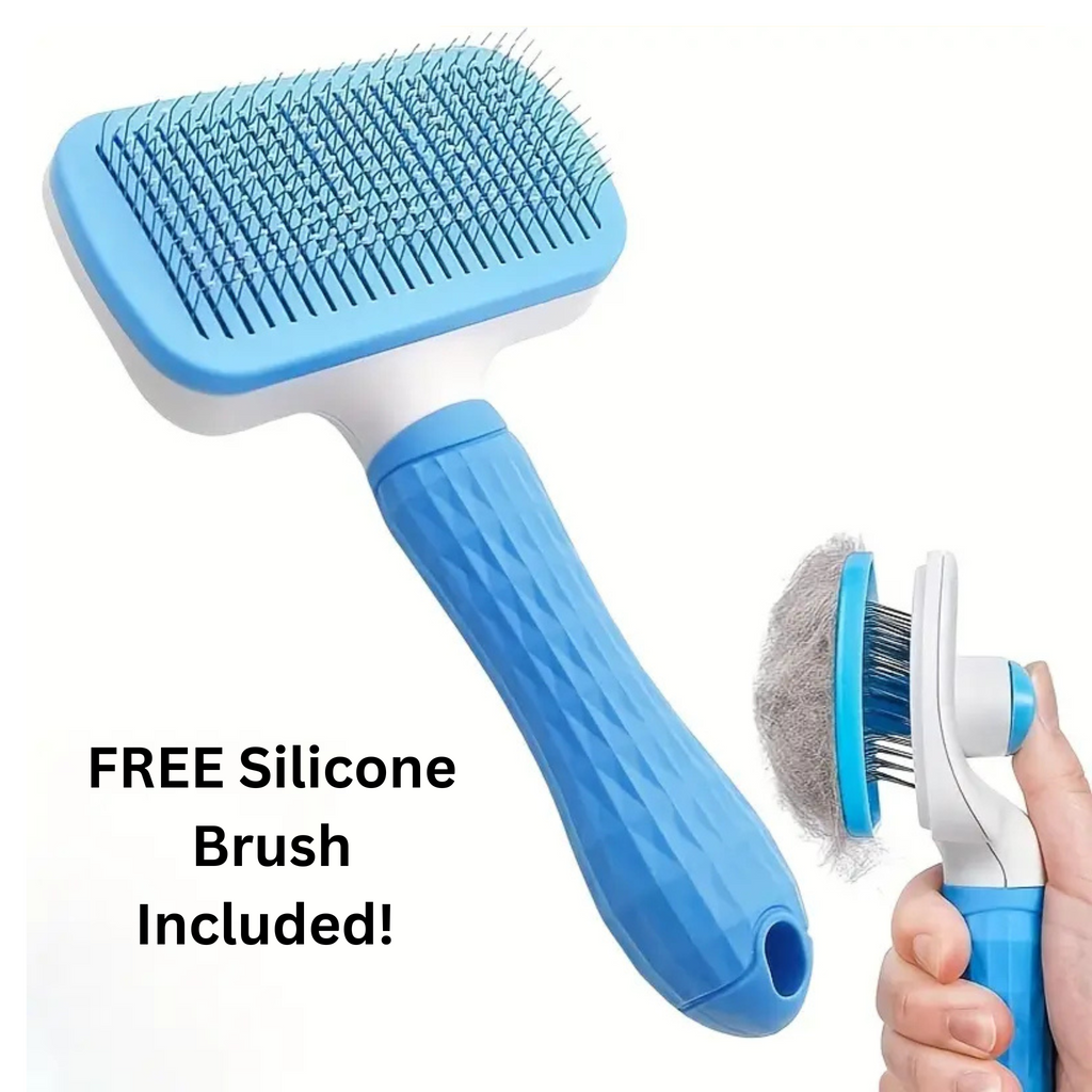 Cat Water Fountain 2.2L – Ultra-Quiet USB Powered + FREE Silicone Pet Brush!