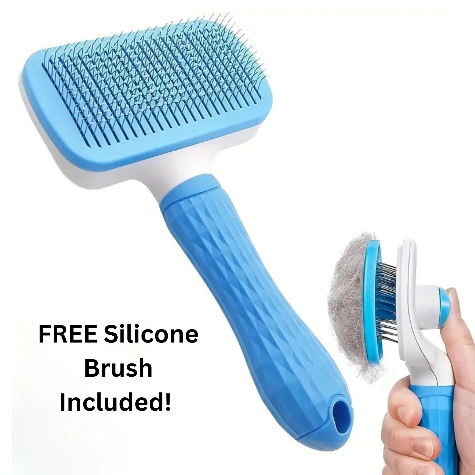 Cat Water Fountain 2.2L – Ultra-Quiet USB Powered + FREE Silicone Pet Brush!